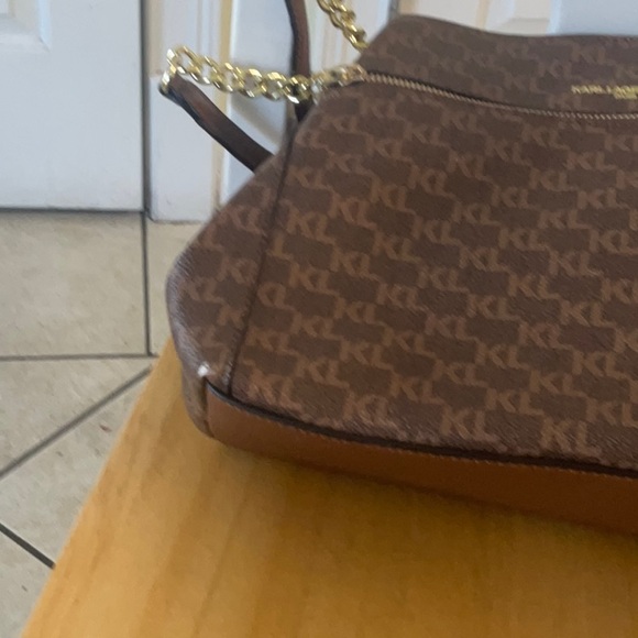 Karl Lagerfeld Brown Shoulder Bag - Picture 12 of 12